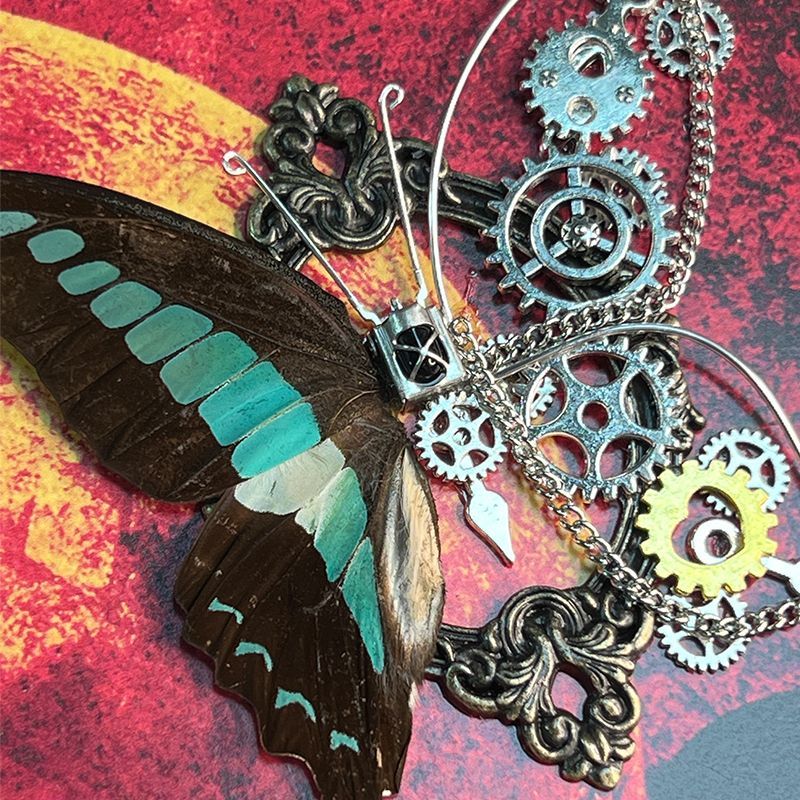Art Craft Kits - Steampunk Butterfly Frame DIY Kit Real