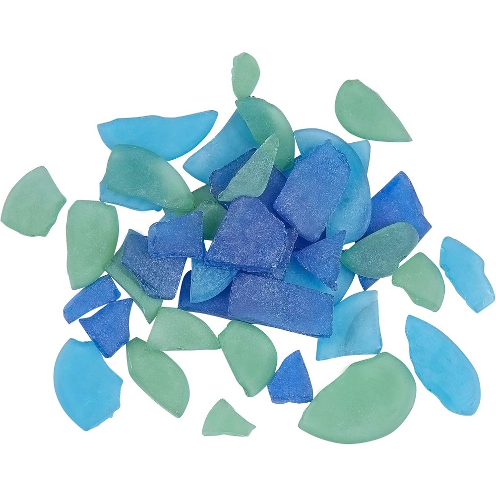 Art Craft Kits - 3 Colors Glass Cobalt Blue Aqua