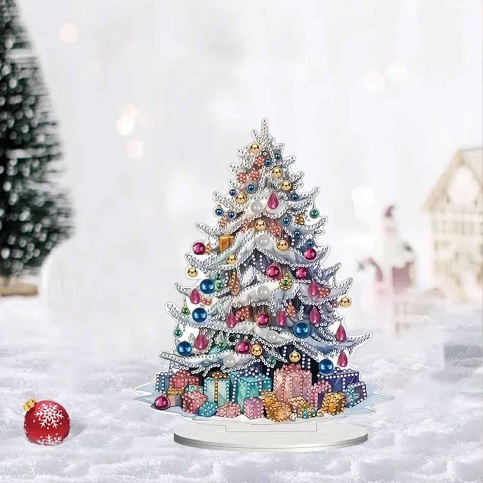 Art Craft Christmas Tree - Christmas Tree Desktop Decoration Xmas Tabletop