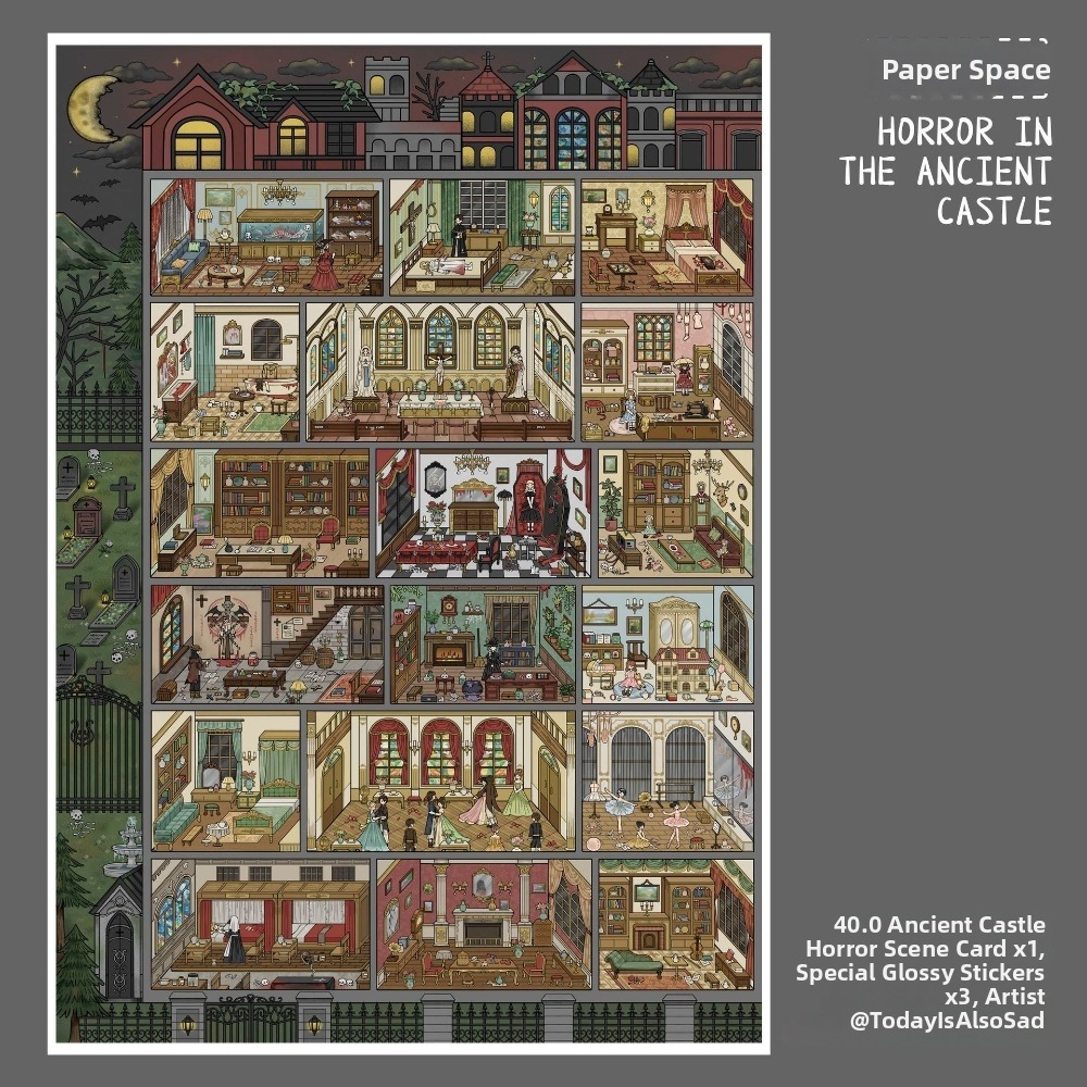 Shop Pattern 3D Cabin Stickers - Art Craft Bakery review and price