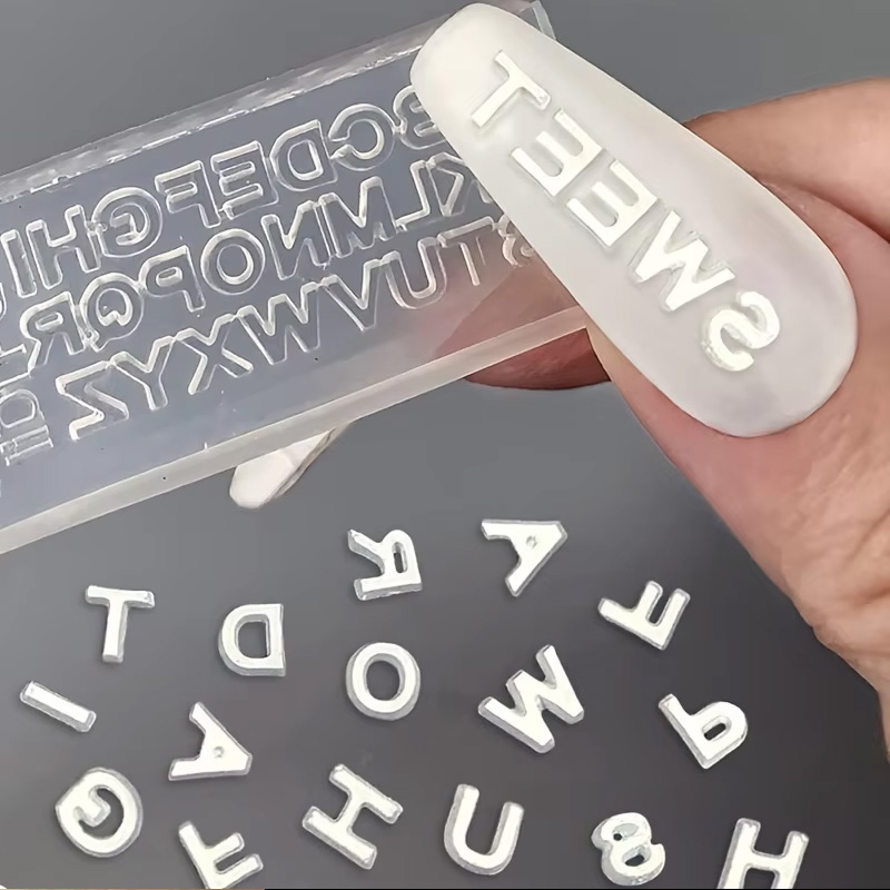 3D Letter Nail Art Silicone Mo - Art And Craft Letter Z review and price