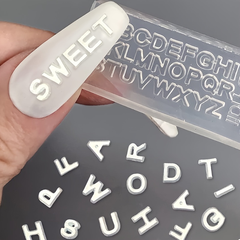 3D Letter Nail Art Silicone Mo - Art And Craft Letter Z review and price
