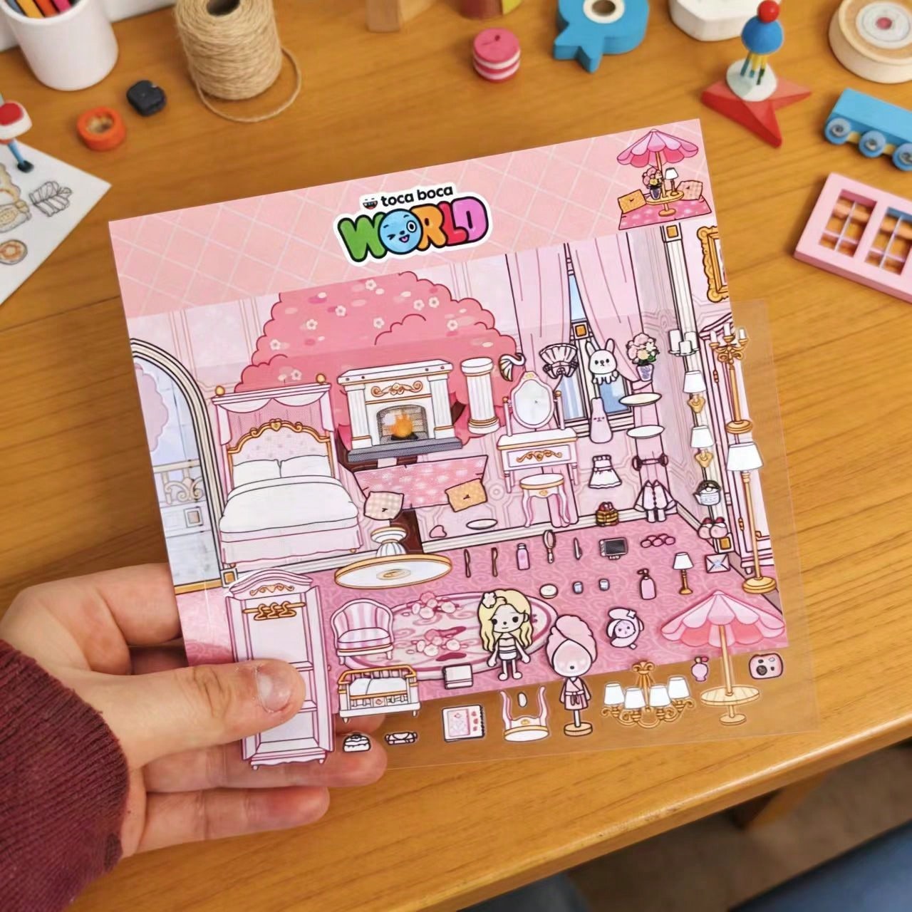 Pink Sakura Tree Hotel Room DI - Art Craft 3 Year Old review and price