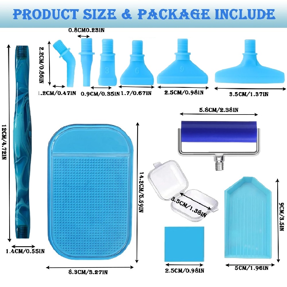 DIY diamond painting tool set, - Diamond Painting Kit review and price