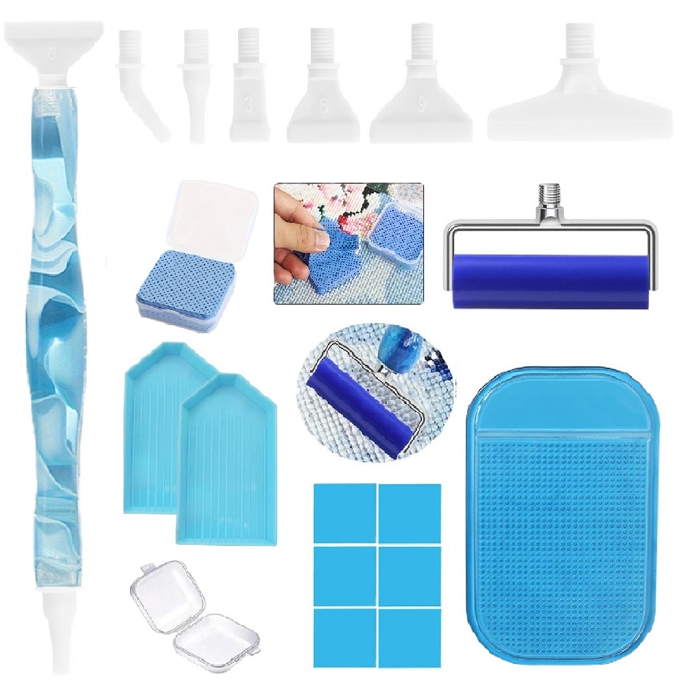 DIY diamond painting tool set, - Diamond Painting Kit review and price