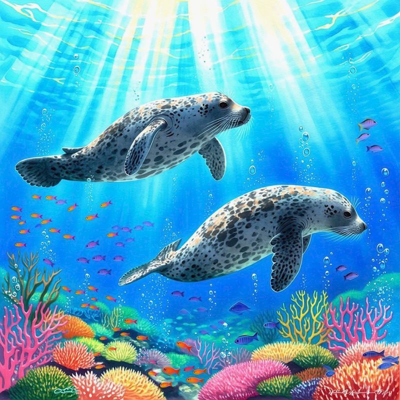 Sea Lion 5d Diamond Painting H - Art Craft Lion review and price