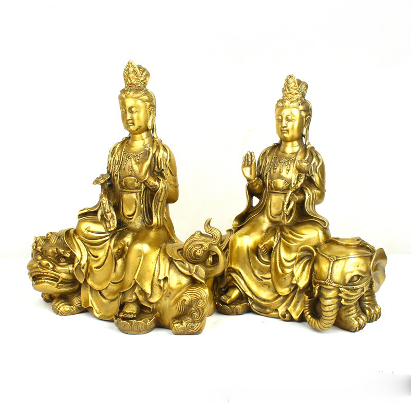 Manjushri Samantabhadra Buddha - Art Craft Lion review and price