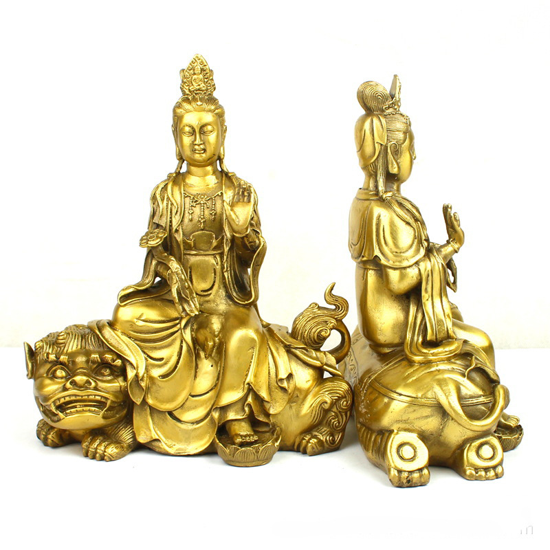 Manjushri Samantabhadra Buddha - Art Craft Lion review and price
