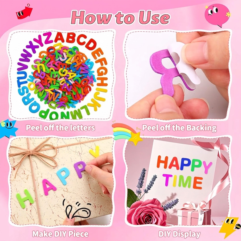 EVA Foam Letter Stickers Self  - Art And Craft Letter Z review and price