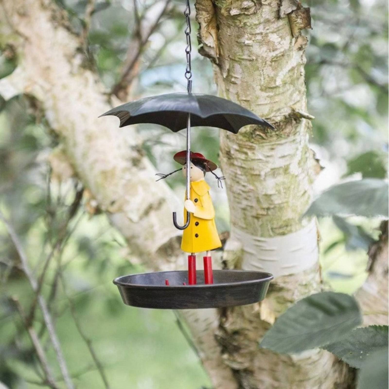 Girl with Umbrella Bird Feeder - Art Craft Umbrella review and price
