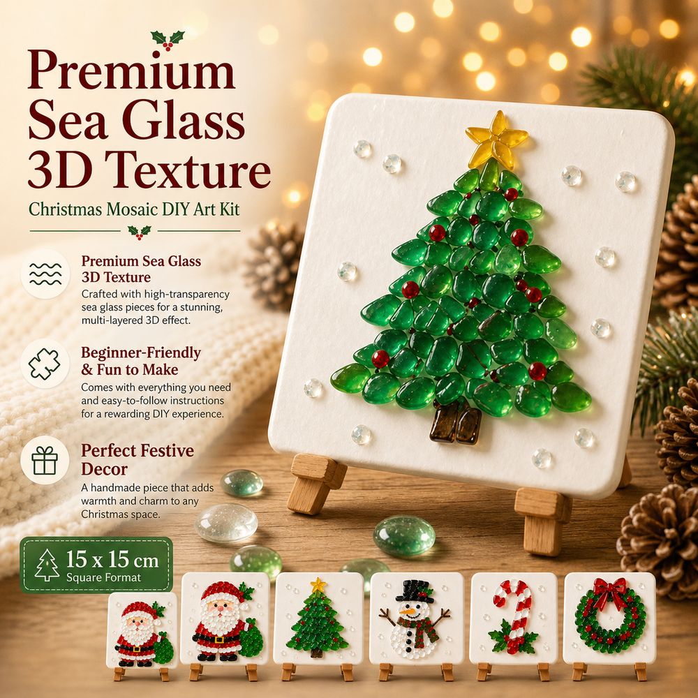 Festive Pattern Christmas Mosa - Art Craft Christmas Tree review and price
