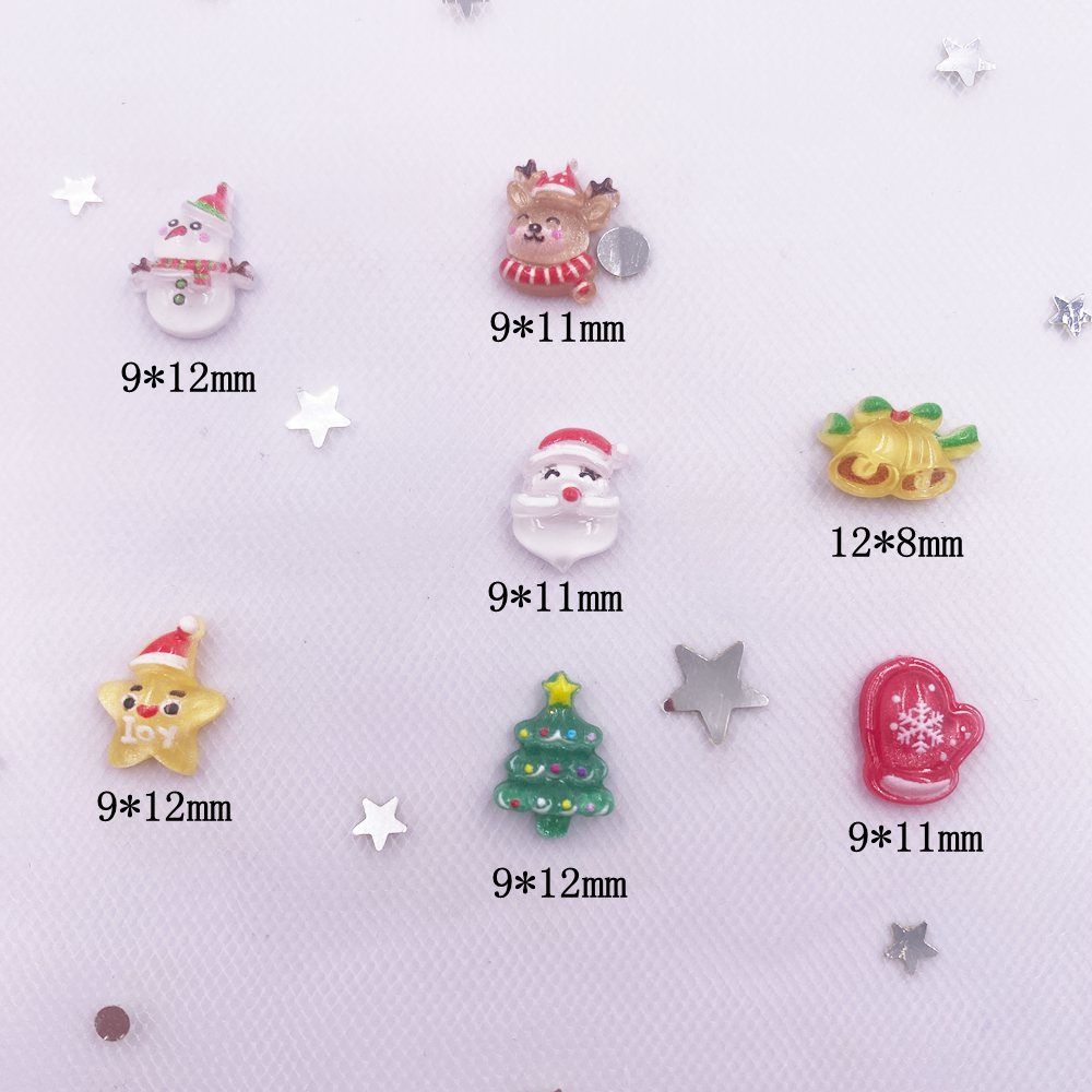50pcs Resin Mini Colorful Chri - Art Craft Christmas Tree review and price