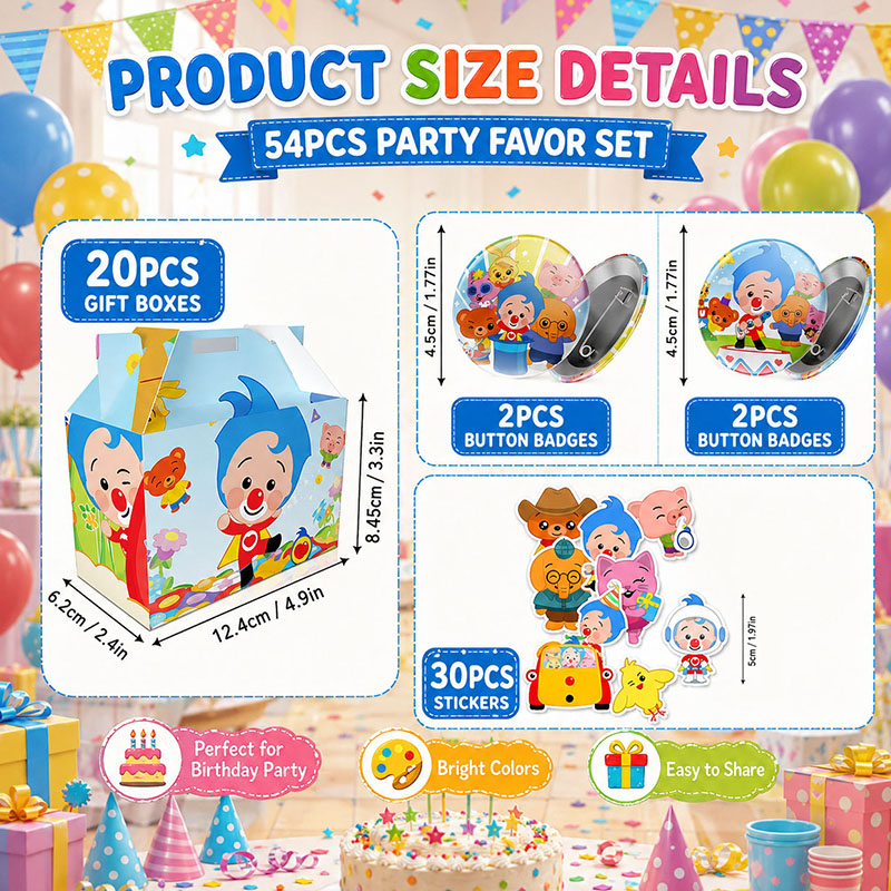Clown Cartoon Pattern Paper Bo - Art Craft School review and price
