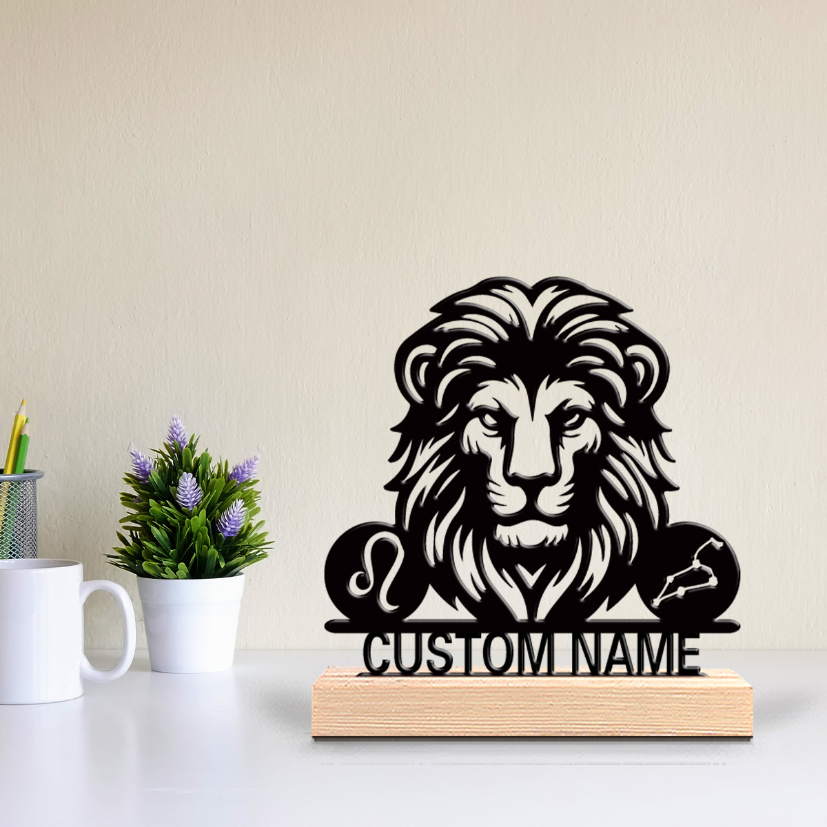 1pc lion Personalized Name Met - Art Craft Lion review and price