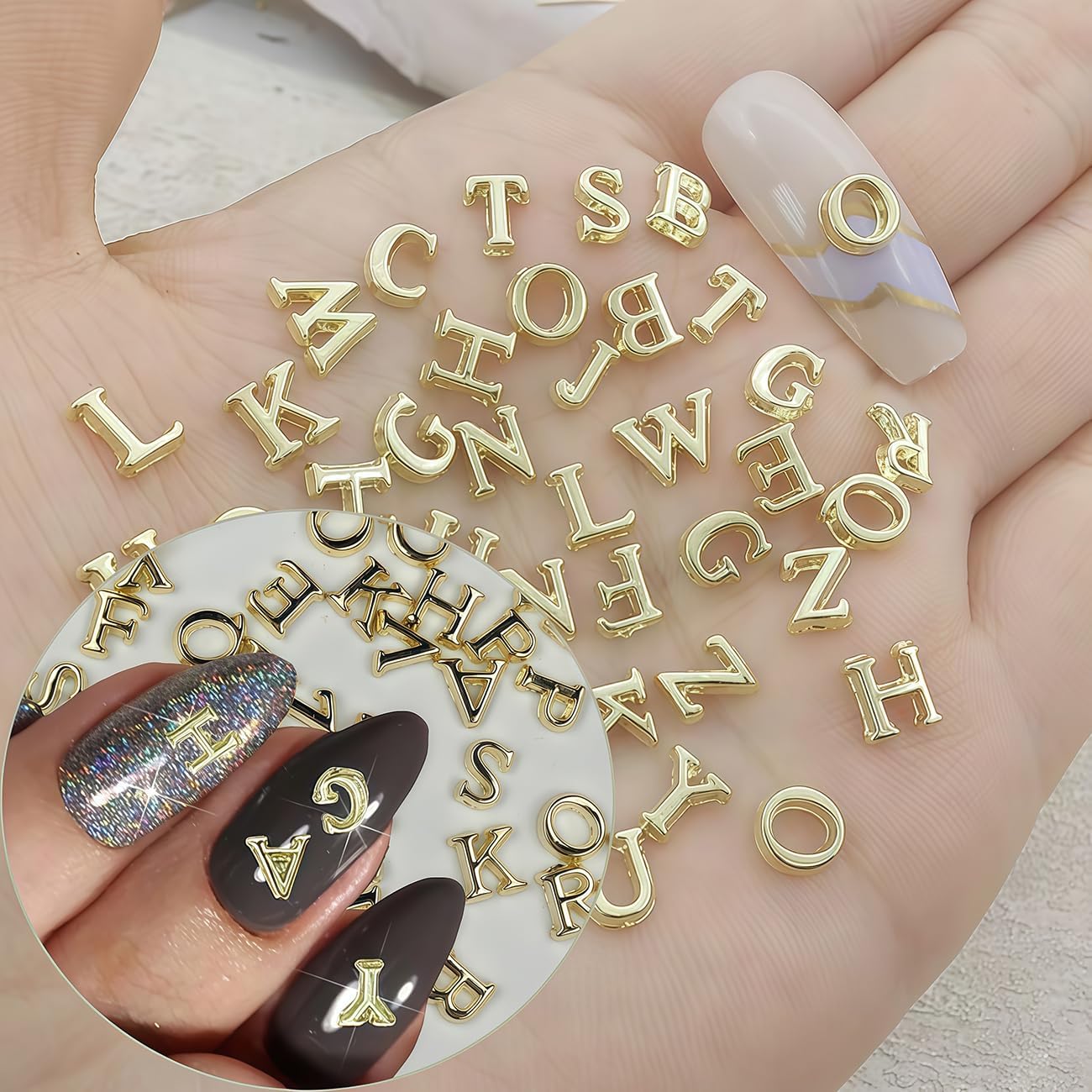 26pcs Gold A-Z Letter Shape Na - Art And Craft Letter Z review and price
