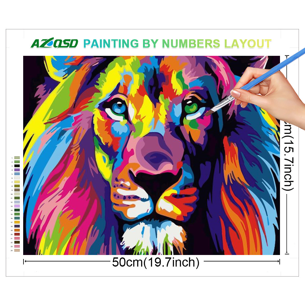 AZQSD Adult Paint By Numbers A - Art Craft Lion review and price