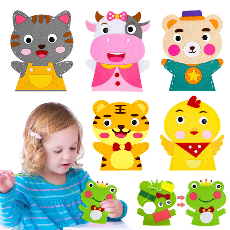 Cute Cartoon Animal Hand Puppe - Art Craft 3 Year Old review and price