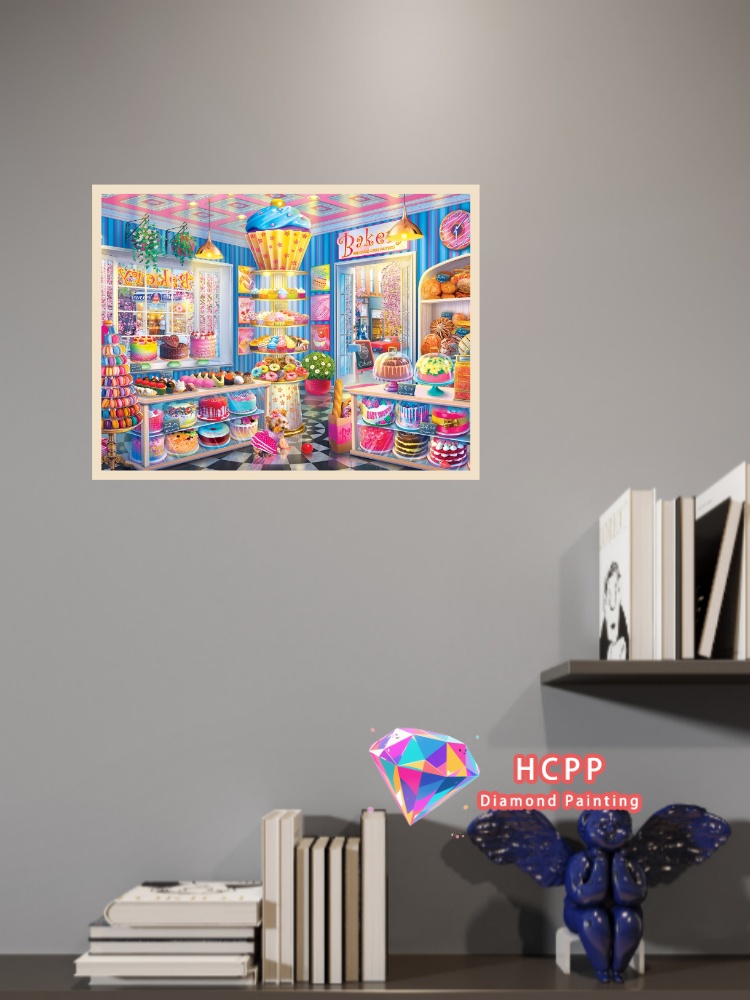 Cupcake Bakery Diamond Paintin - Art Craft Bakery review and price