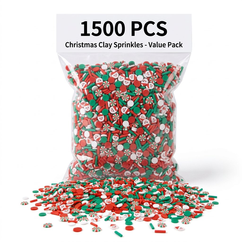1500pcs Christmas Clay Sprinkl - Art Craft Easter review and price