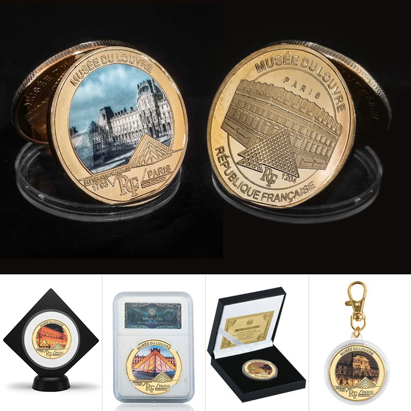 Louvre Museum Gold Foil Commem - Art Craft Museum review and price