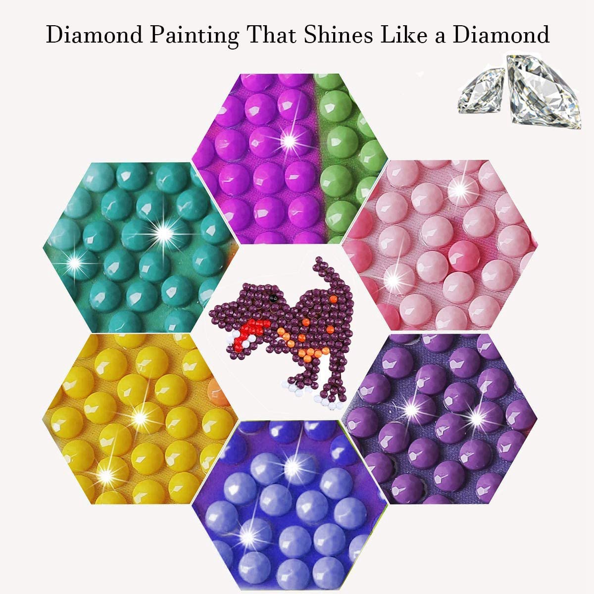AEE6-Children's 5D Painting Pi - Art Craft Animals review and price