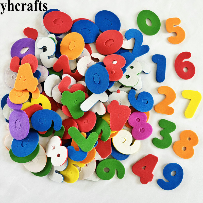 150PCS Mixed color 0-9 number  - Art And Craft Letter Z review and price