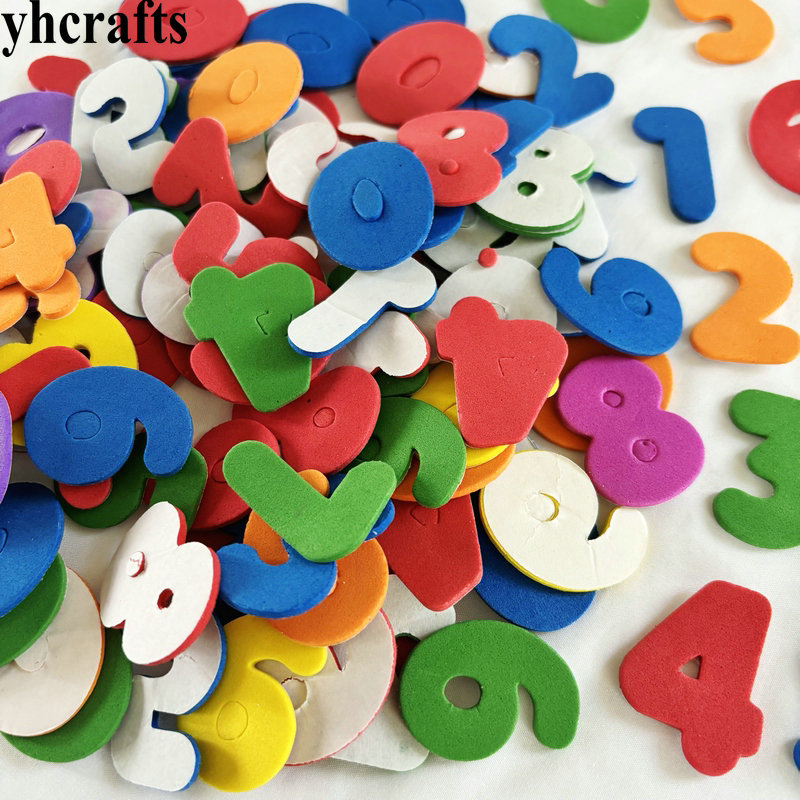 150PCS Mixed color 0-9 number  - Art And Craft Letter Z review and price