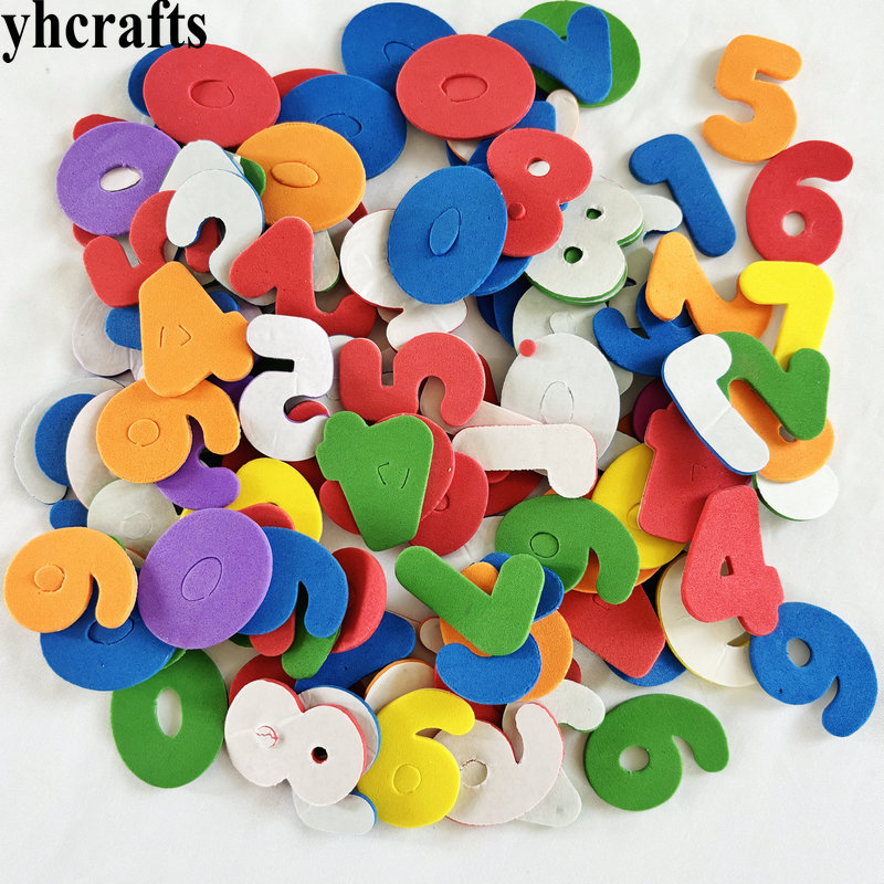 150PCS Mixed color 0-9 number  - Art And Craft Letter Z review and price