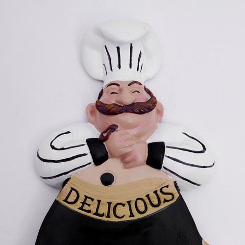 Chef and Fish Figurine Message - Art Craft Bakery review and price
