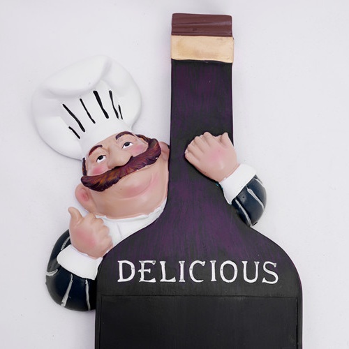 Chef and Fish Figurine Message - Art Craft Bakery review and price