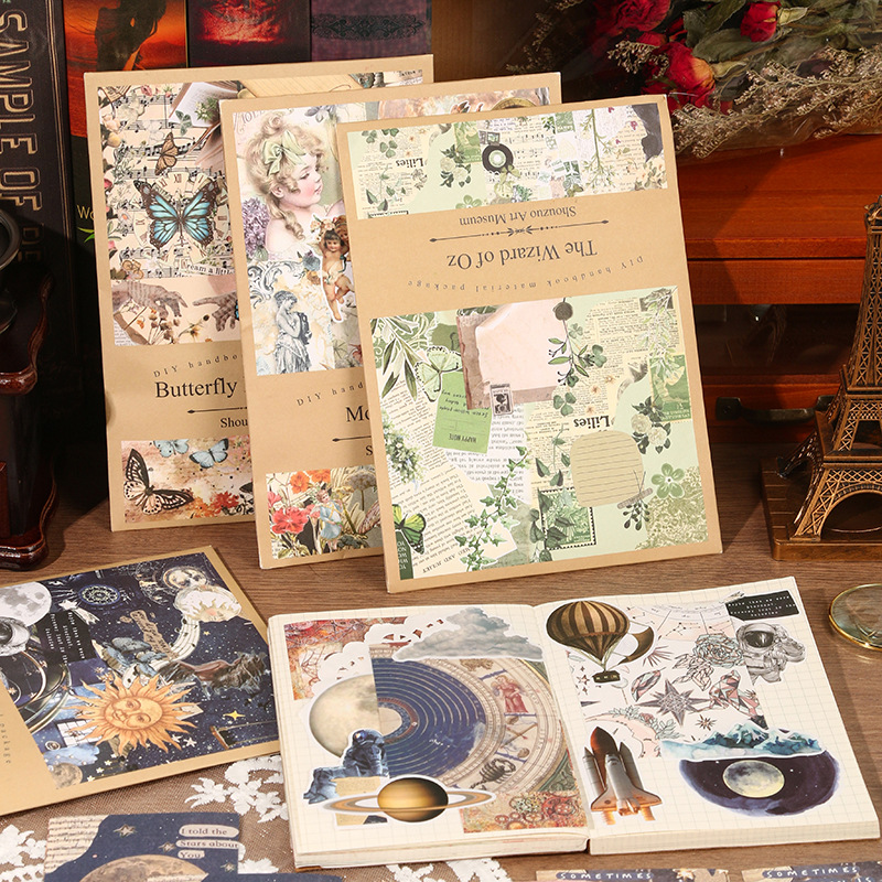 100pcs Sheets Vintage Art Pape - Art Craft Gallery review and price