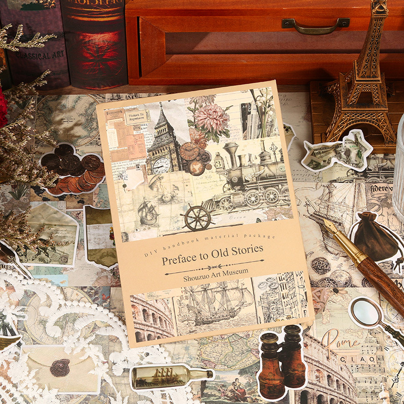 100pcs Sheets Vintage Art Pape - Art Craft Gallery review and price