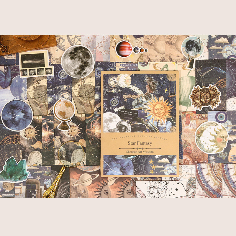 100pcs Sheets Vintage Art Pape - Art Craft Gallery review and price
