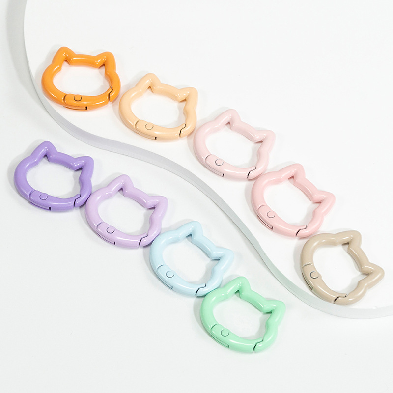 5pcs Cute Heart Cat Keychain R - Art Craft Gifts review and price