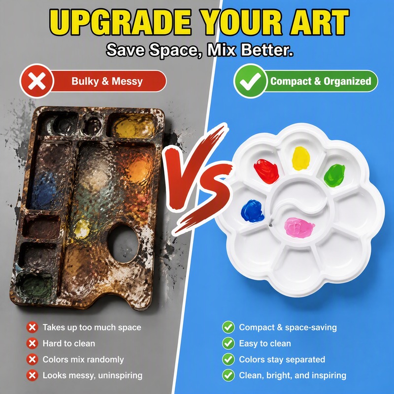 20PCS 10‑Well Disposable Flowe - Acrylic Pour Paint review and price