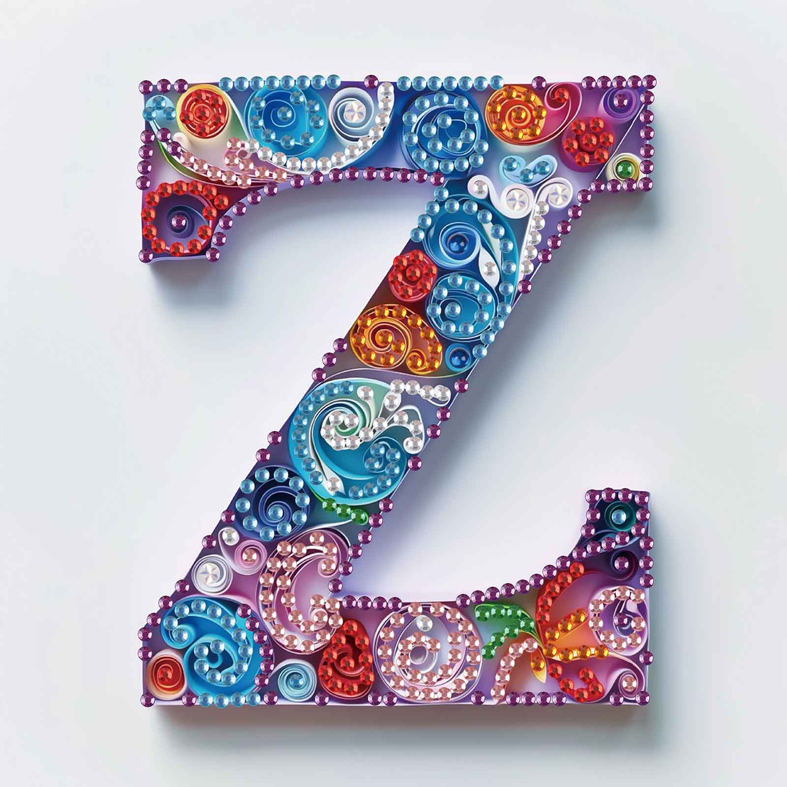 Special Shaped Diamond Art pai - Art And Craft Letter Z review and price