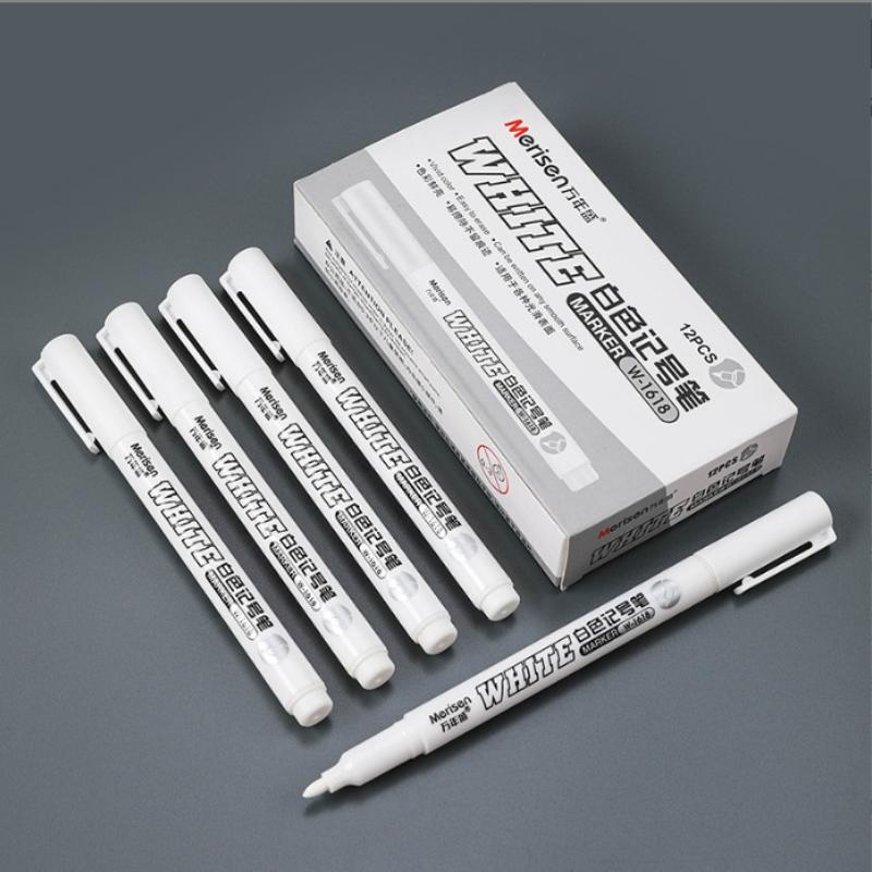 12pcs/Box Permanent White Mark - Box Art And Craft review and price