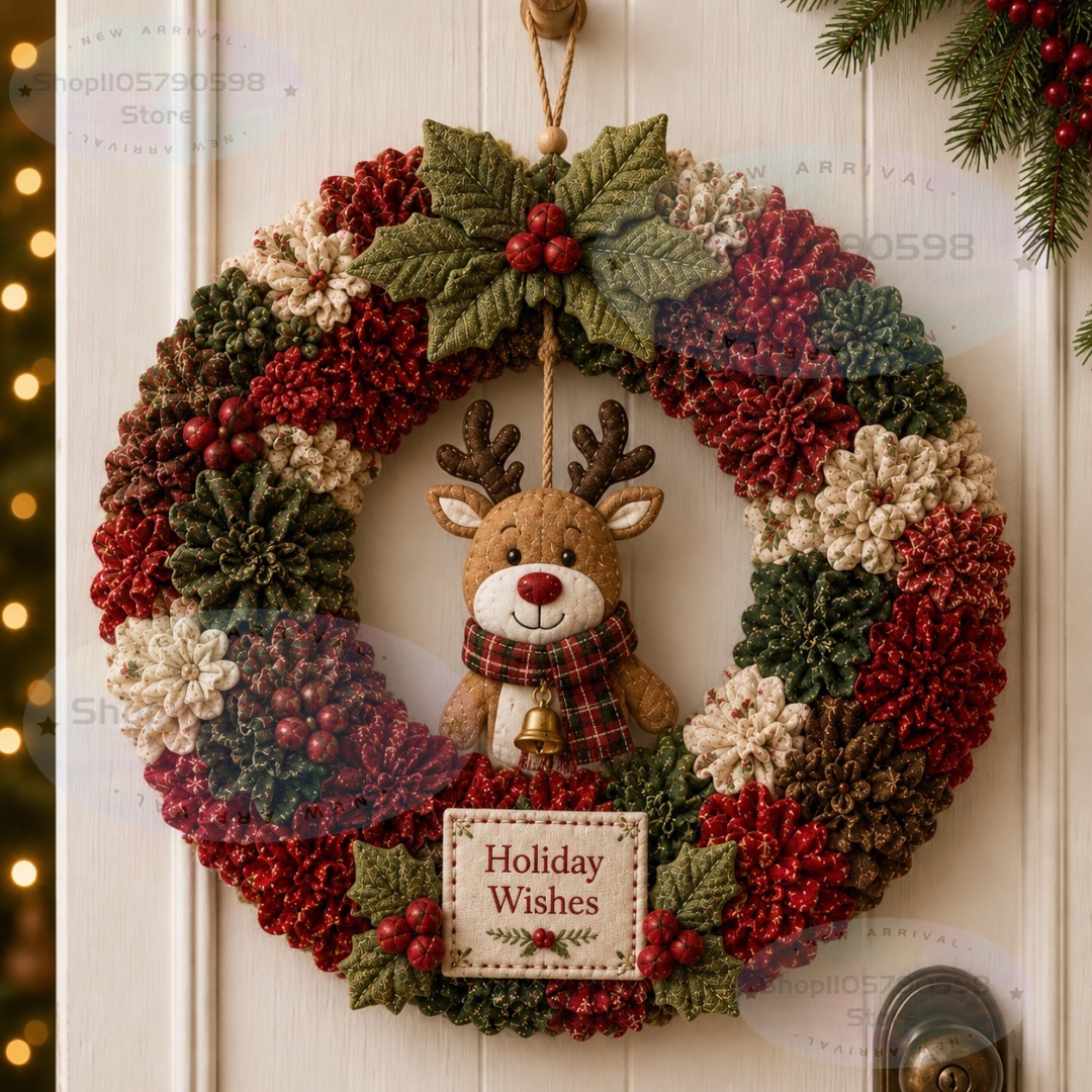 3D Fabric Poke Wreath DIY Kit, - Art Craft Kits review and price