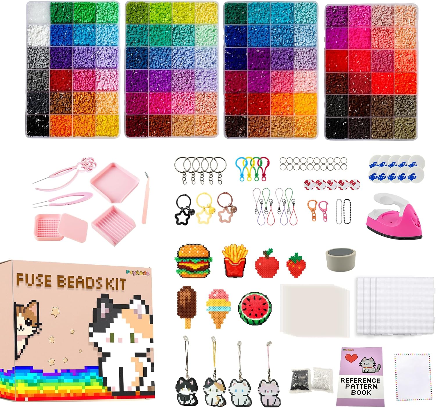 Fuse Beads Kit-Easy DIY-96 Col - Art Craft Kits review and price