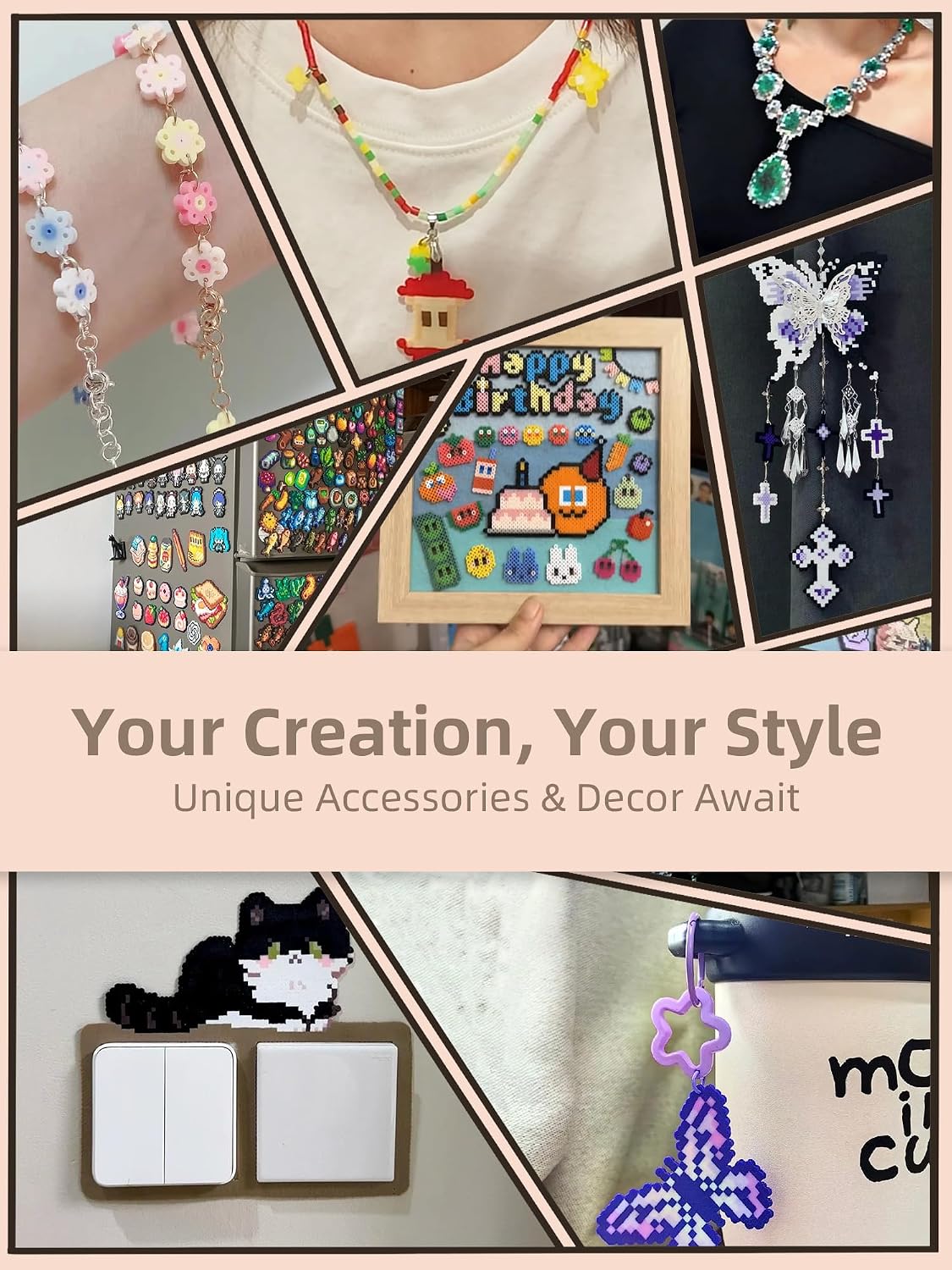 Fuse Beads Kit-Easy DIY-96 Col - Art Craft Kits review and price